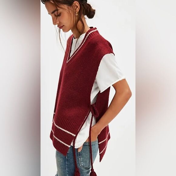 Free People | All Star Stripe Poncho NWT - Picture 3 of 4